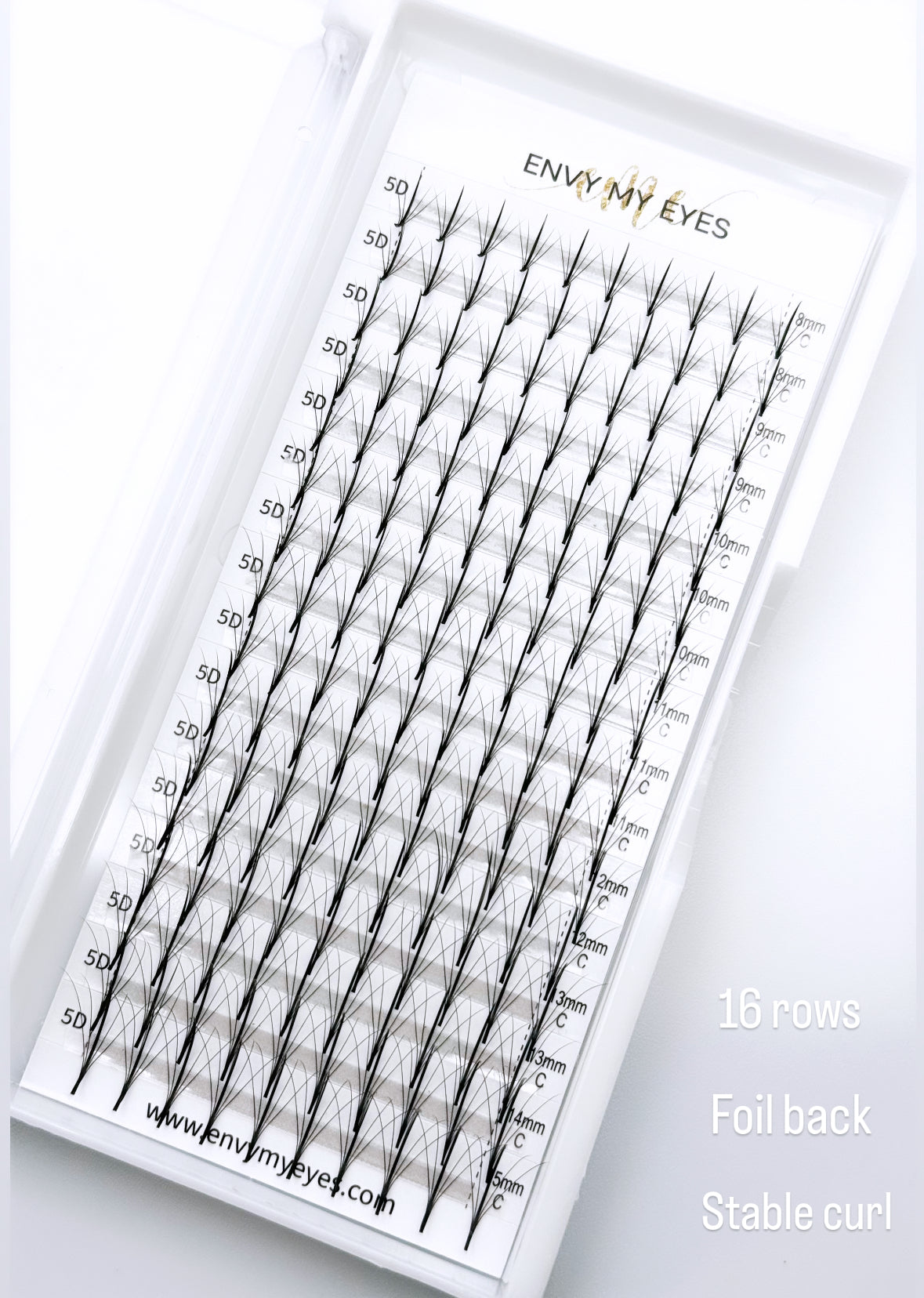5D Wispy Volume Premade Lash Fans - 16 ROWS