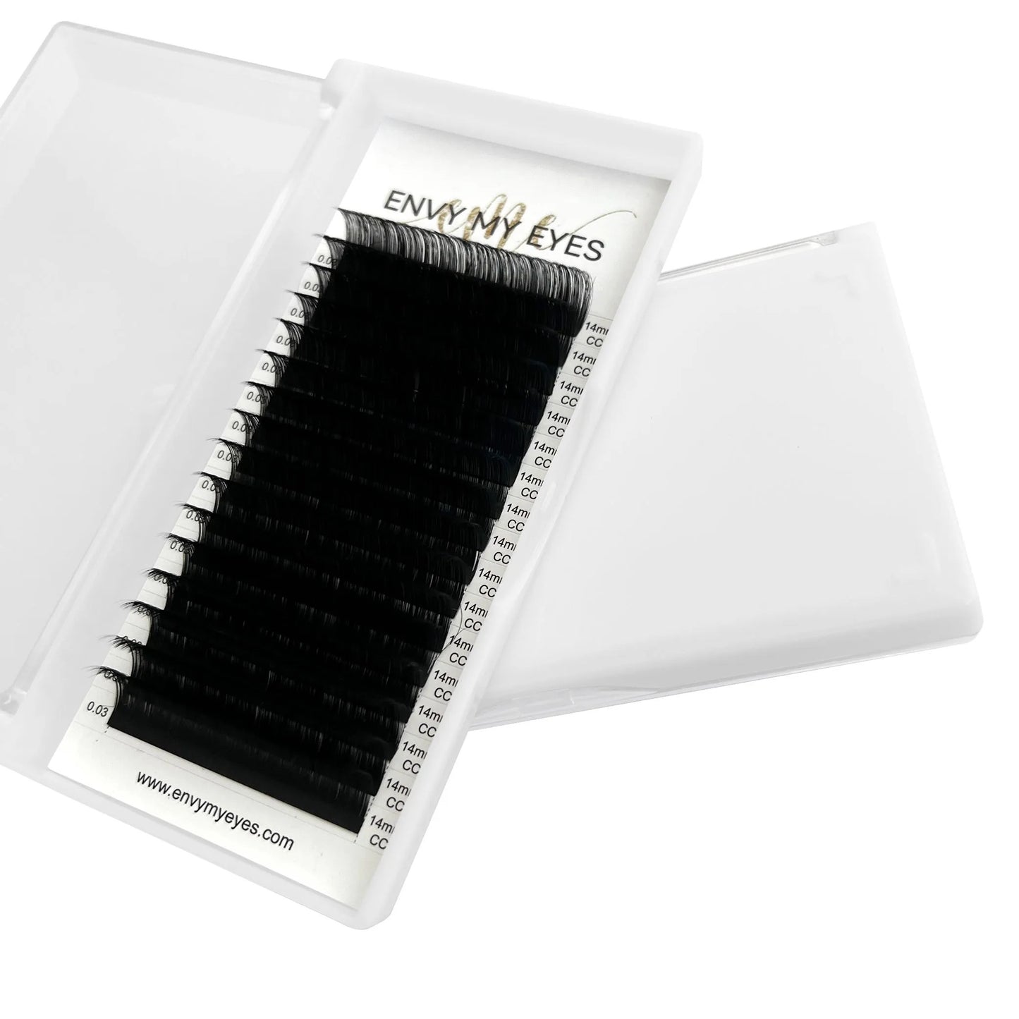 0.05 Matte Dark Easy Fan Volume Lashes - 16 ROWS