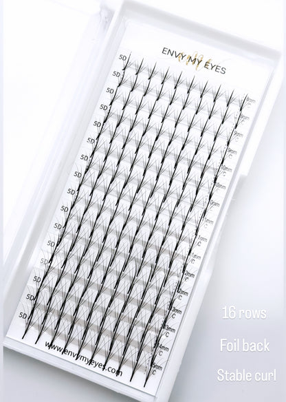 5D Wispy Volume Premade Lash Fans - 16 ROWS