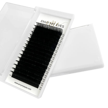 0.03 Matte Dark Easy Fan Volume Lashes - 16 ROWS