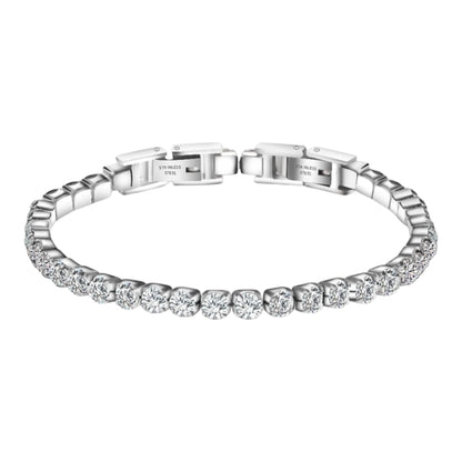 JD  Adjustable Cubic Zirconia Tennis Bracelet