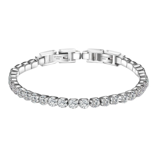 JD  Adjustable Cubic Zirconia Tennis Bracelet